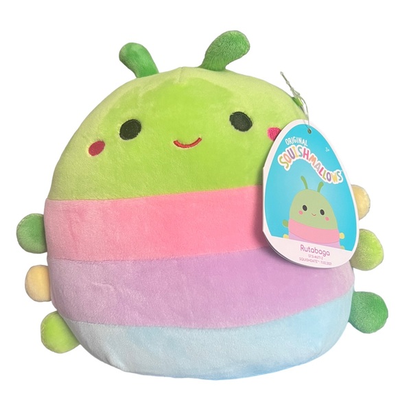 Squishmallows Other - NWT 7” Rutabaga the Caterpillar Squishmallow